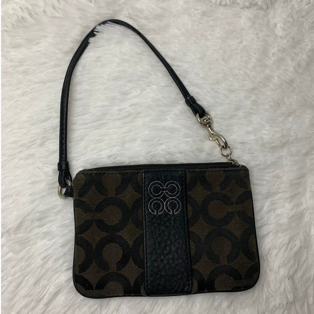 Coach Black Wristlet
